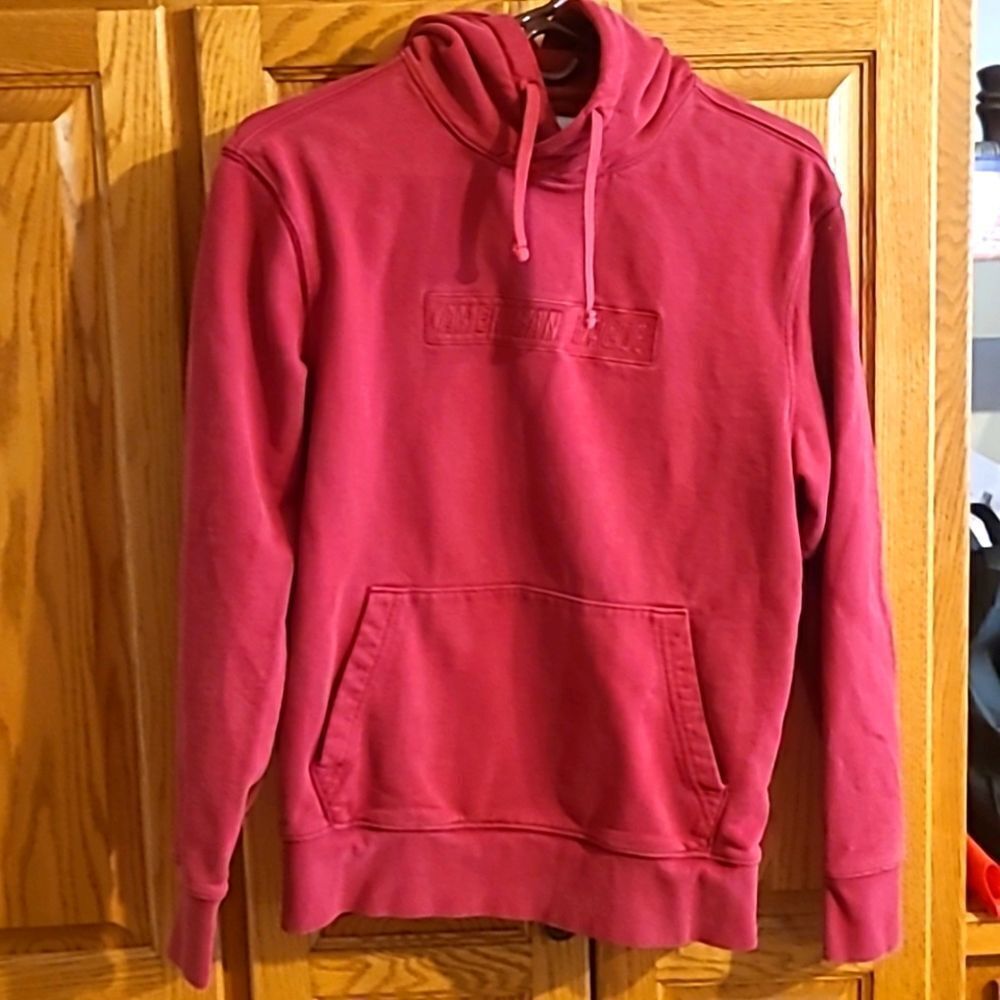 Vtg American Eagle Outfitters red xs unisex hoodie sweatshirt top long sleeve